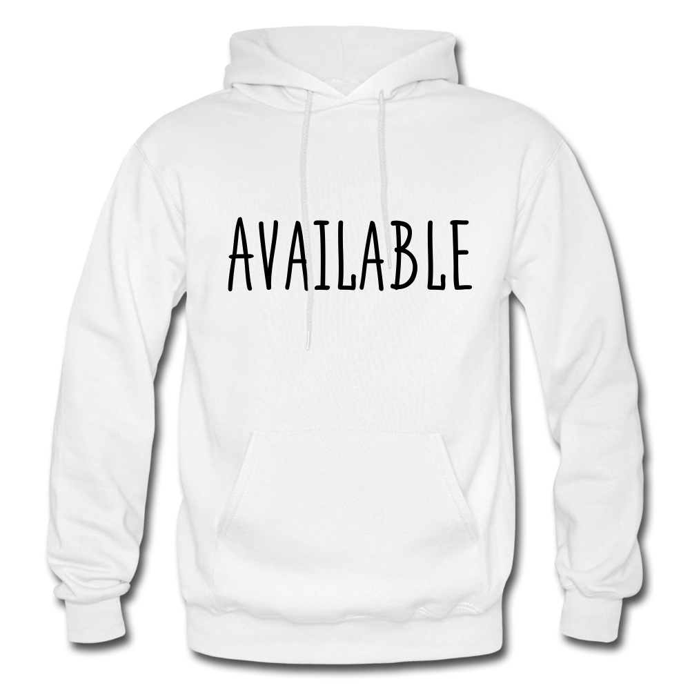 Available Hoodie - White - white