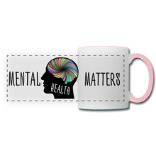 Load image into Gallery viewer, Mental Health Matters Mug - white/pink