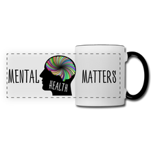 Load image into Gallery viewer, Mental Health Matters Mug - white/black