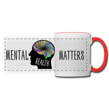 Load image into Gallery viewer, Mental Health Matters Mug - white/red