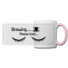Load image into Gallery viewer, Brewing please wait Mug - white/pink