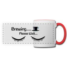 Load image into Gallery viewer, Brewing please wait Mug - white/red