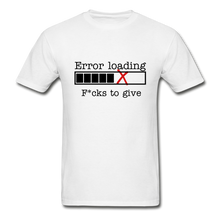 Load image into Gallery viewer, Error Loading T-Shirt (Unisex) - White - white