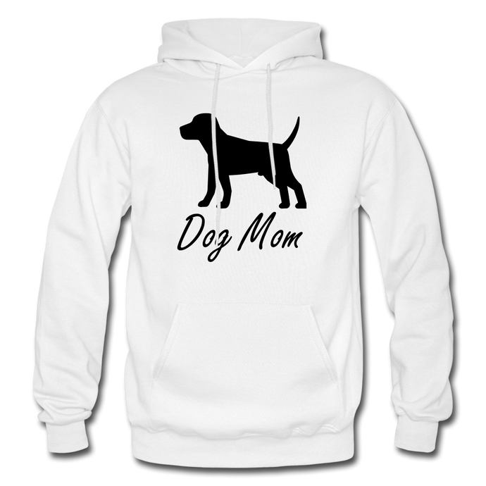Dog Mom Hoodie - White - white