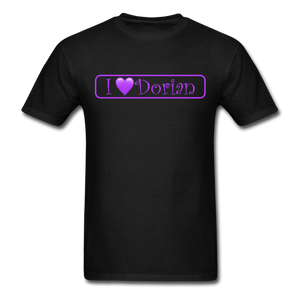 I Love Dorian Custom T-Shirt - black