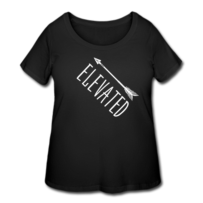 Elevated T-Shirt (Curvy) - Black - black
