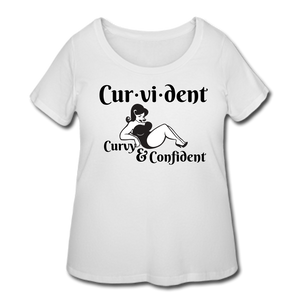 Curvident T-Shirt (Curvy) - White - white