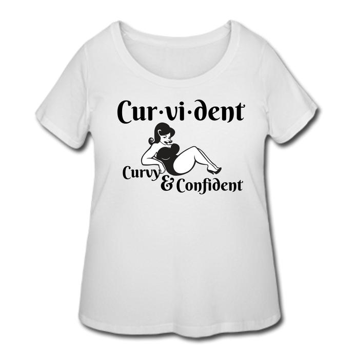 Curvident T-Shirt (Curvy) - White - white