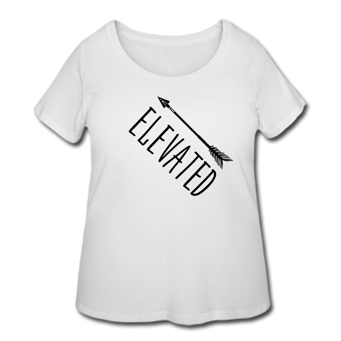 Elevated T-Shirt (Curvy) - White - white