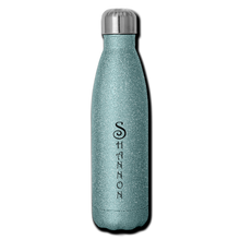 Load image into Gallery viewer, Insulated Stainless Steel Water Bottle Personalized - turquoise glitter