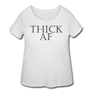 Thick AF T-Shirt (Curvy) - White - white