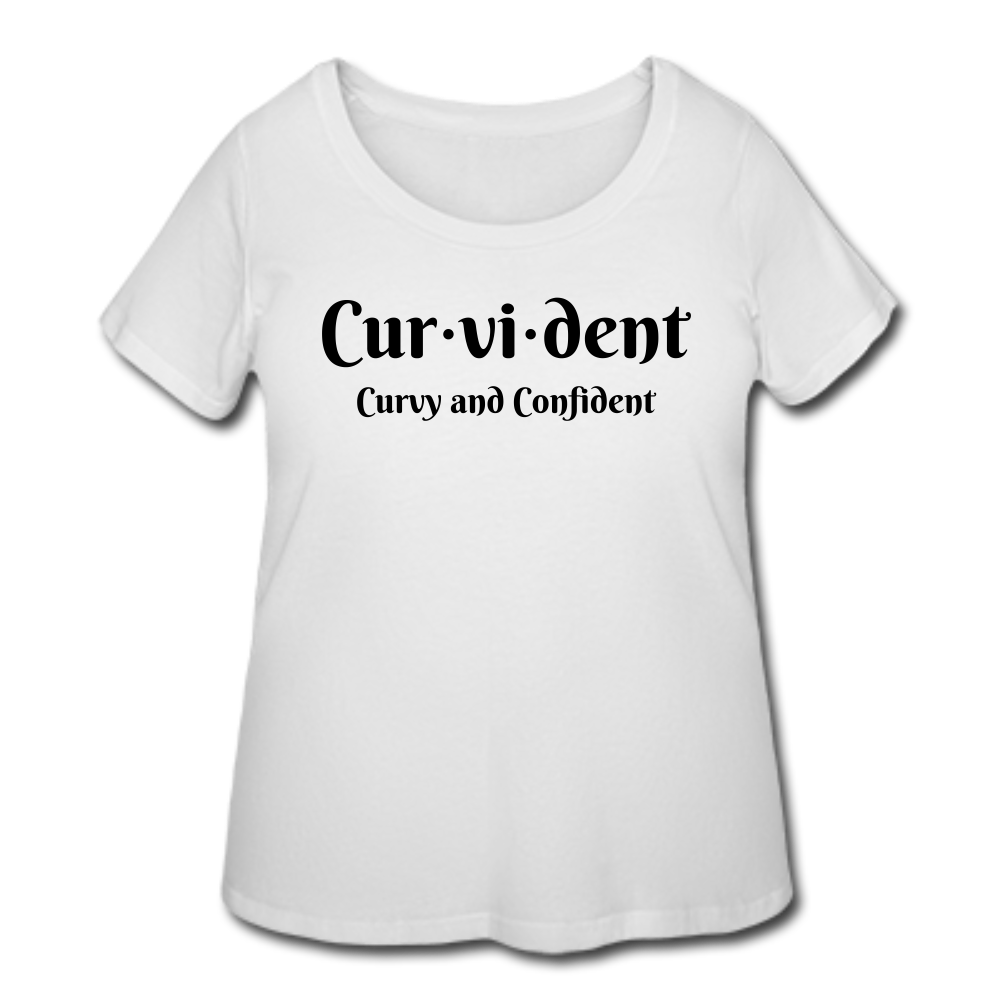 Curvident #2 T-Shirt (Curvy) - White - white