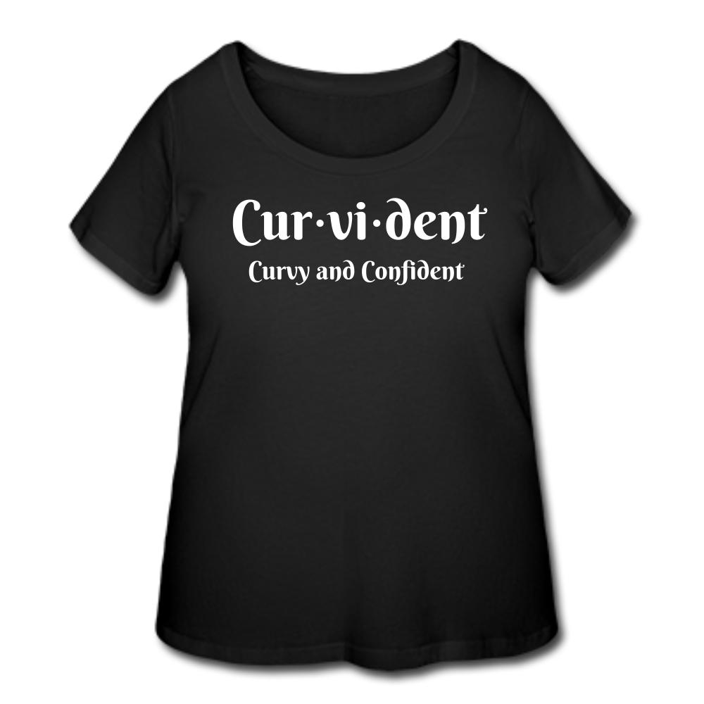 Curvident #2 T-Shirt (Curvy) - Black - black