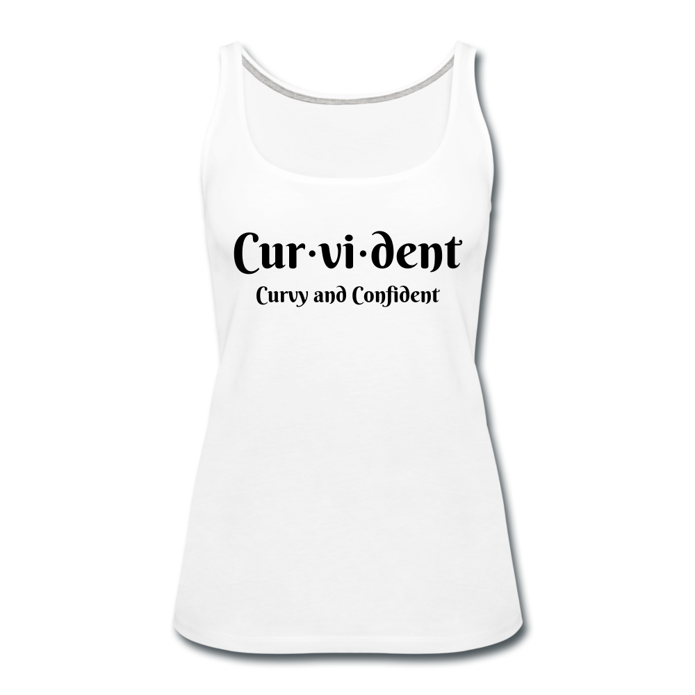 Curvident #2 Women's Tank (White) - white