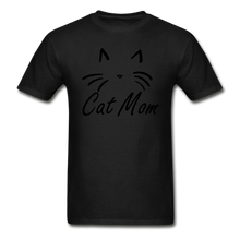 Load image into Gallery viewer, Cat Mom T-Shirt (Unisex) - Black - black