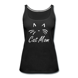 Cat Mom Women's Tank (Black) - black