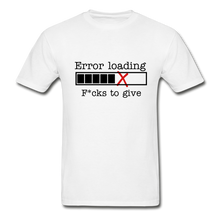Load image into Gallery viewer, Error Loading T-Shirt (Unisex) - White - white