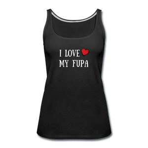 I Love My Fupa Women's Tank (Black) - black