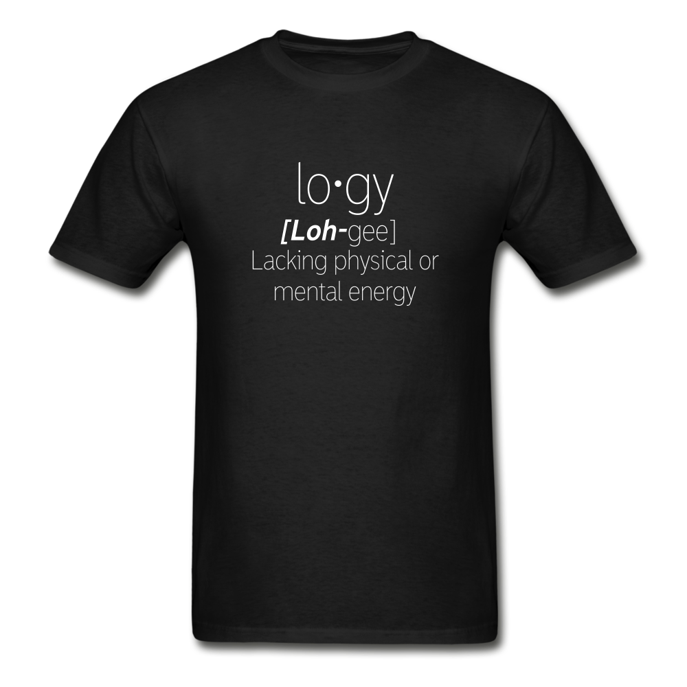 Logy T-Shirt (Unisex) - Black - black