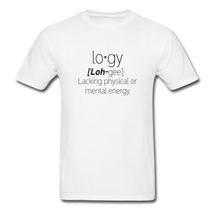 Logy T-Shirt (Unisex)- White - white