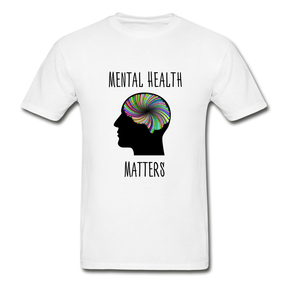Mental Health Matters T-Shirt (Unisex) - White - white